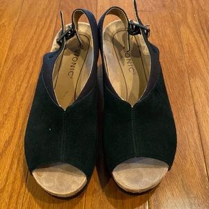 Vionic Women's Hoola Trixie Wedge - Ladies Platform Sandal Size 7